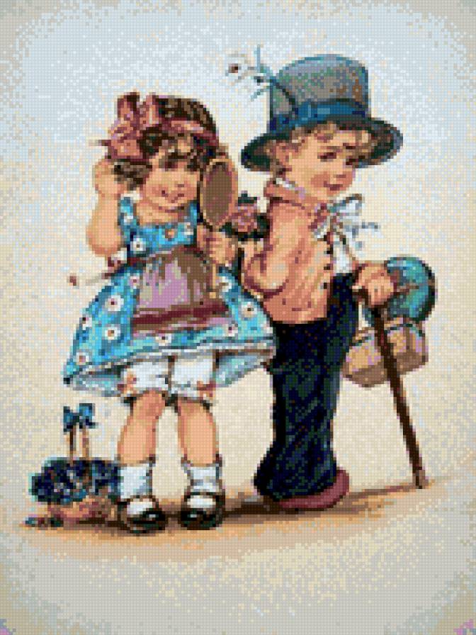 Детская парочка 17. - предпросмотр