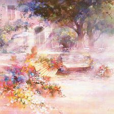 Схема вышивки «Солнце в цветах»