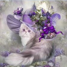 Схема вышивки «Сиреневое чудо»