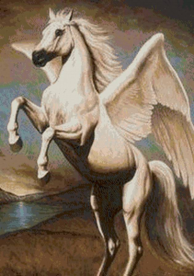 пегас - лошадь, животные - предпросмотр