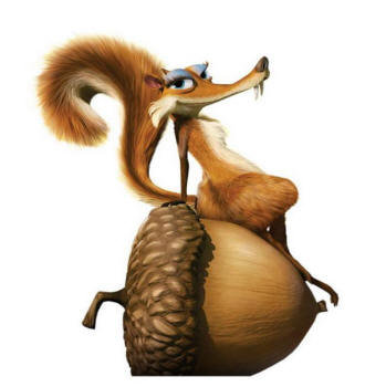 ледниковый период - орех, белка - оригинал