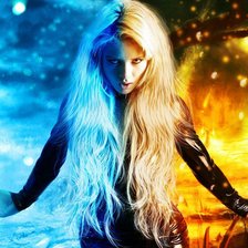 Схема вышивки «Ведьма»