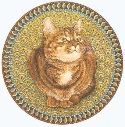 Кошка - животные, часы - оригинал
