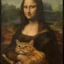 Схема вышивки «mona lisa»