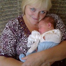 Схема вышивки «Бабушка и внук»