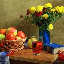 Схема вышивки «натюрморт с книгой»