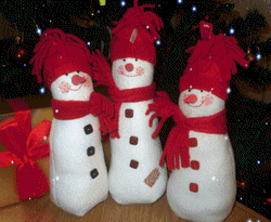 Снеговики - снеговик - предпросмотр