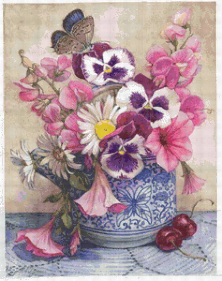 натюрморт - цветы, натюрморт, букет - предпросмотр