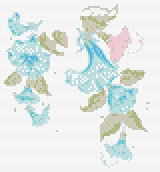 вьюнок - бисер, вьюнок, пояс - предпросмотр