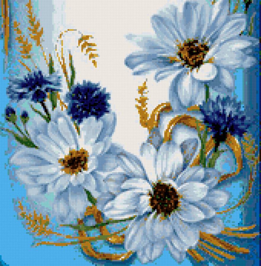 ромашки - цветы, ромашки - предпросмотр