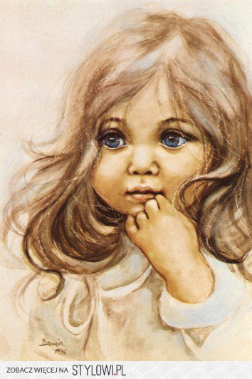 ,, - haft, dziecko, dziewczynka - оригинал