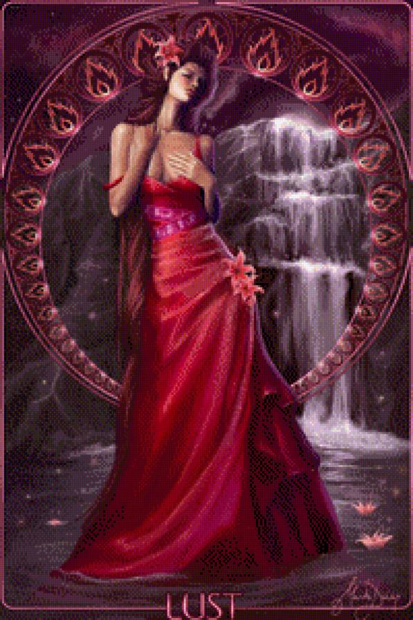 вожделение - семь смертных грехов, девушка - предпросмотр