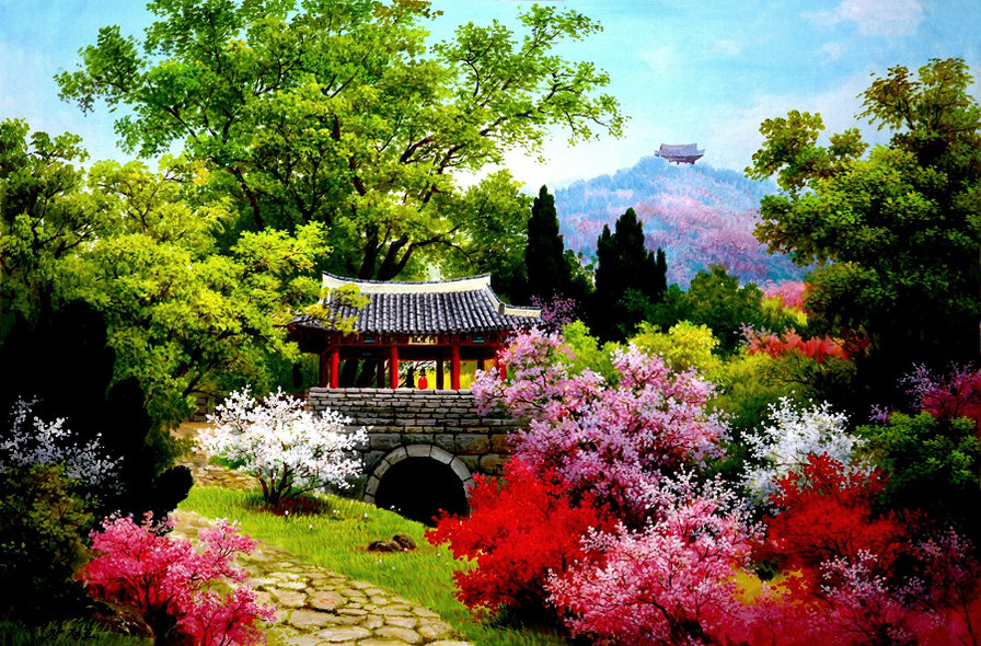 Пейзаж. Корея - азия, восток, корея, пейзаж, природа - оригинал