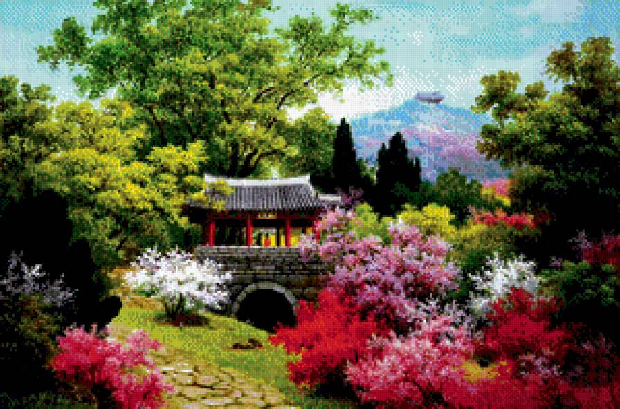 Пейзаж. Корея - корея, пейзаж, природа, азия, восток - предпросмотр