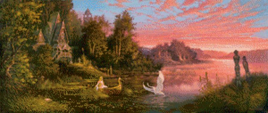 заря-зареница - картина угланова - предпросмотр