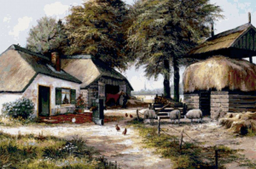 деревенское - домики - предпросмотр