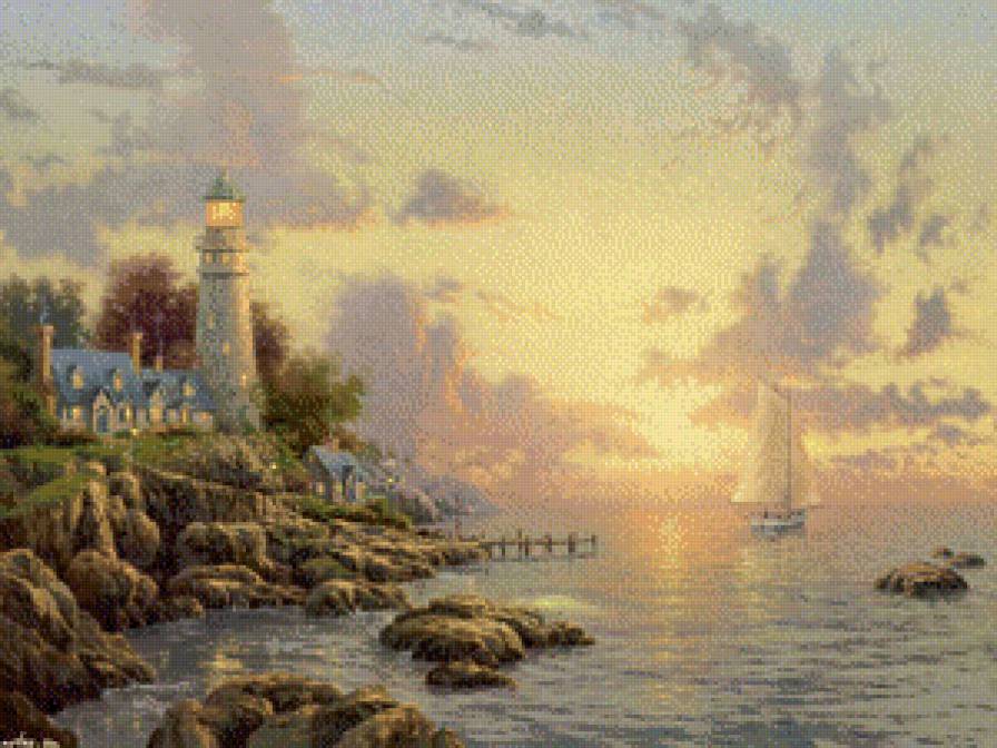 Морской пейзаж - море - предпросмотр