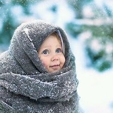 Схема вышивки «Снежной  зимой...»