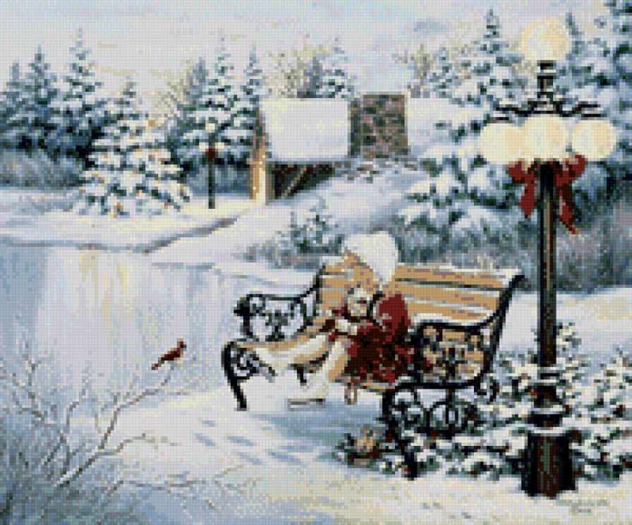 девочка на коньках - предпросмотр