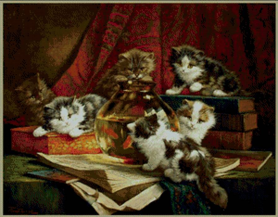 котята - котята, кошка, животные - предпросмотр