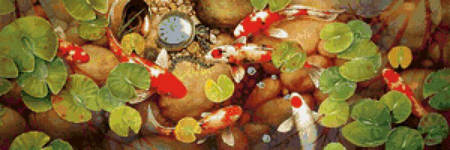 рыбки кои - разное, рыбы - предпросмотр