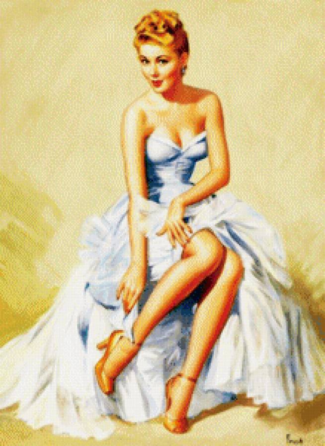 Мадам - пин ап, женщина, девушка - предпросмотр