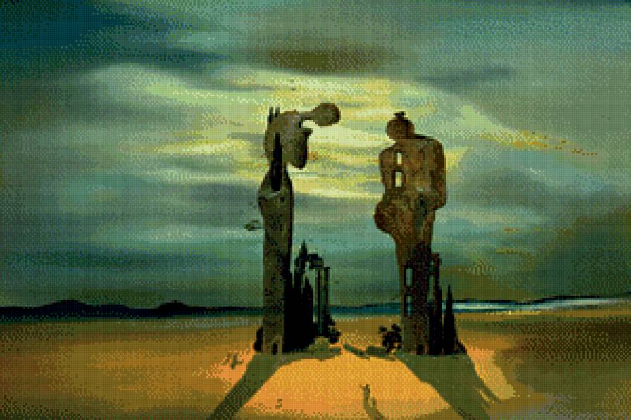 Дали Археологический отголосок Анжелюса Милле. 1932 - дали - предпросмотр