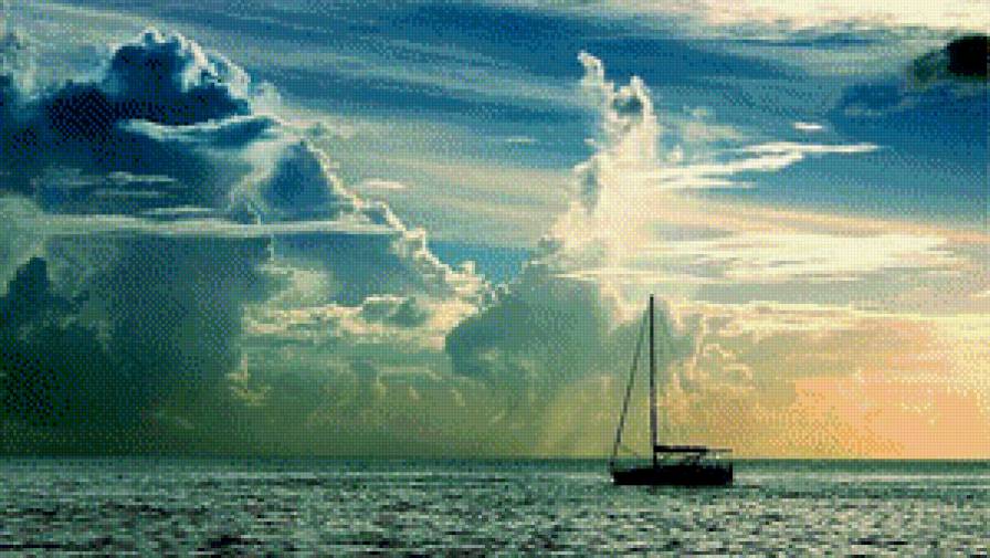 морской пейзаж - предпросмотр