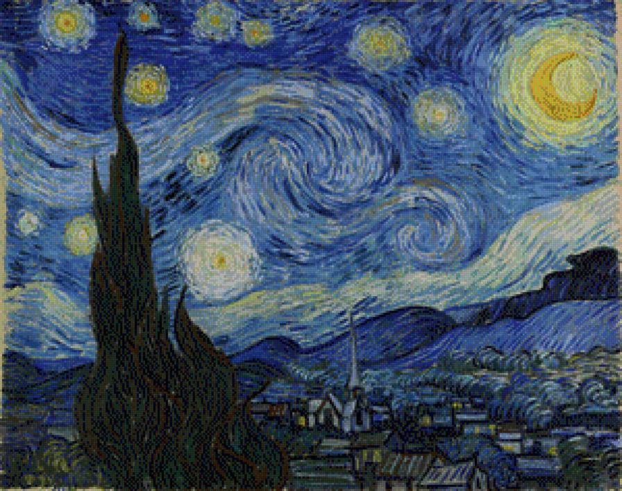 Van Gogh Starry Night - предпросмотр