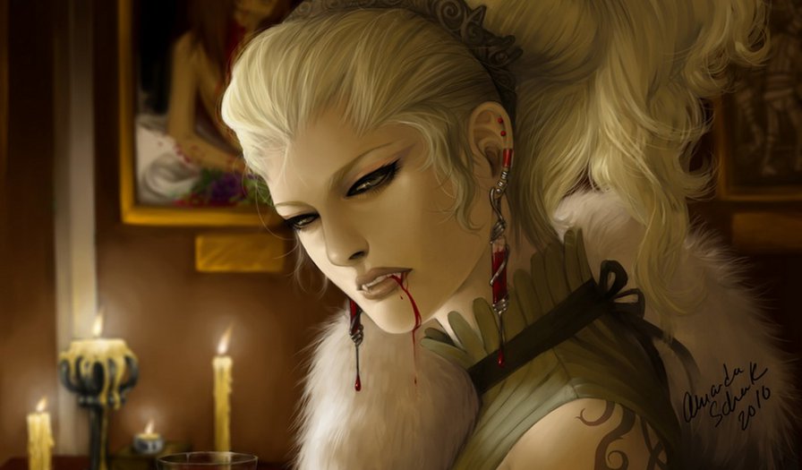 №736886 - вампиры, девушка - оригинал