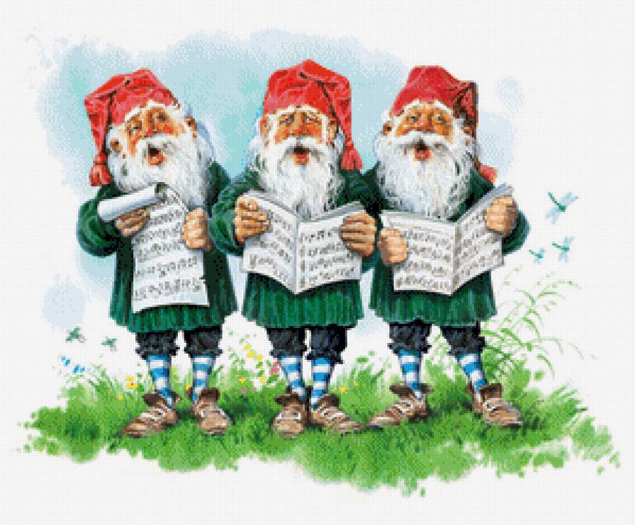 Гномы - игрушка, гном, детские - предпросмотр