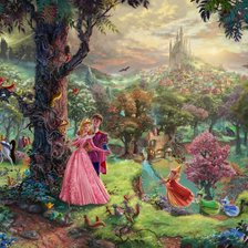 Схема вышивки «спящая красавица»