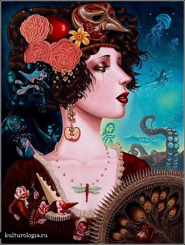 Дама - девушка - оригинал