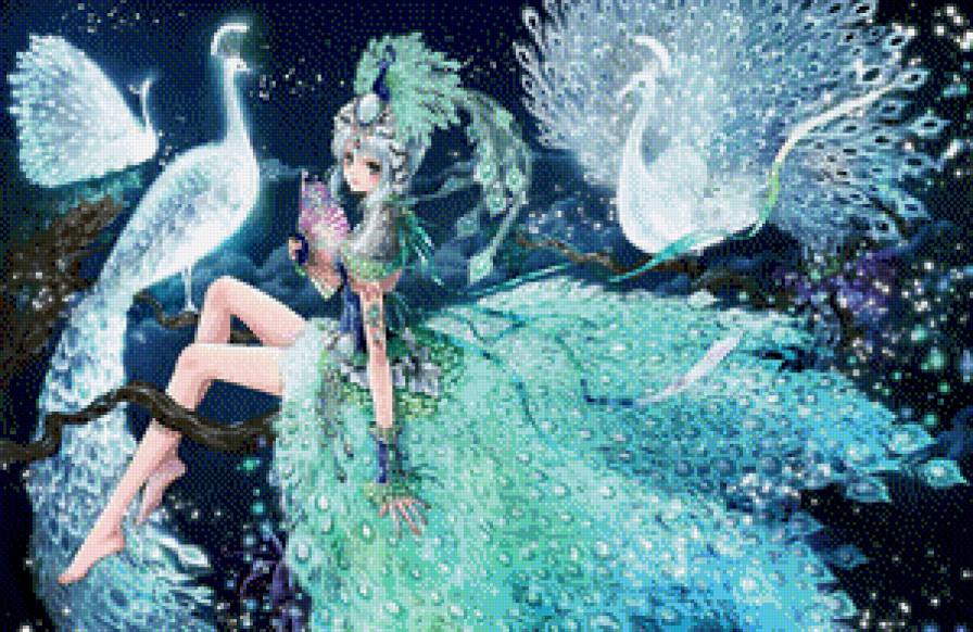 Леди и павлины - предпросмотр