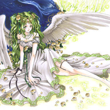 Схема вышивки «Дева»