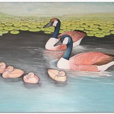 Схема вышивки «Семейство.»