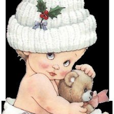 Схема вышивки «мальчик с мишкой»