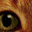 Предпросмотр схемы вышивки «зеленые глаза» (№737752)