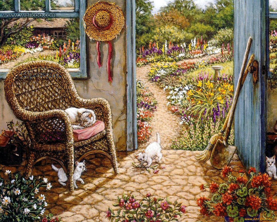 Серия Уютный уголок - природа, деревня - оригинал