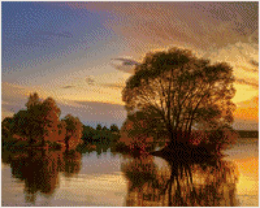 осений пейзаж - предпросмотр