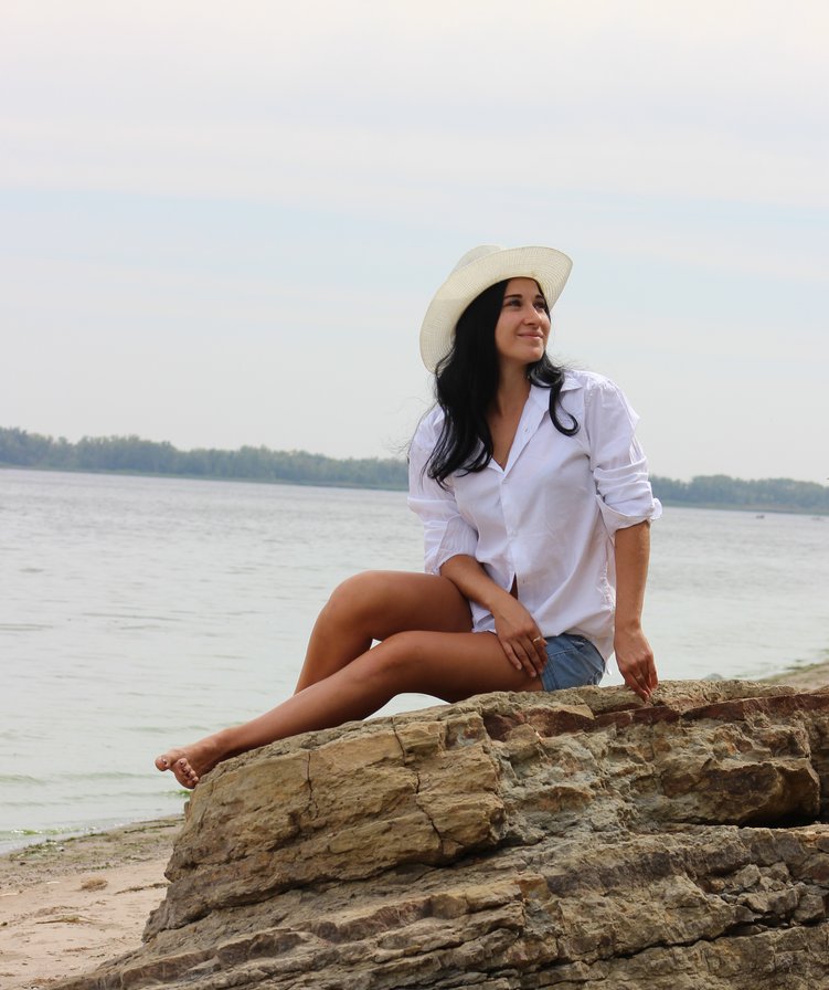 на берегу - оригинал