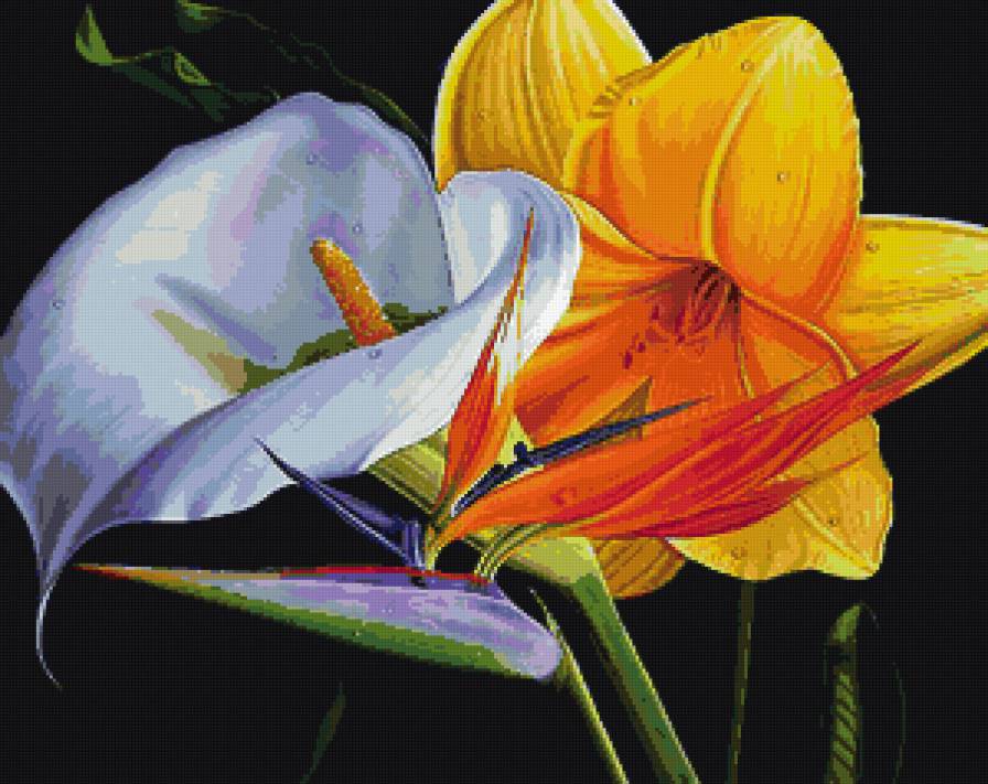 сказочные цветы - цветы - предпросмотр