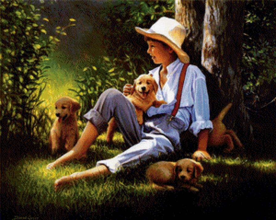 №738972 - мальчик, щенок - предпросмотр