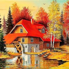 Схема вышивки «Осень»