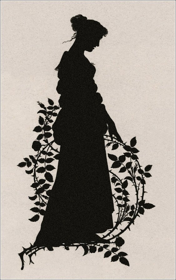 Дева - монохром, девушка - оригинал