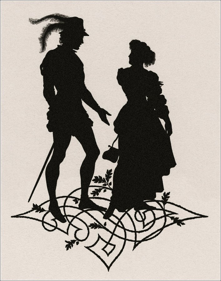 Пара - монохром, пара - оригинал