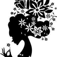 Схема вышивки «дева»