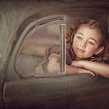 Оригинал схемы вышивки «Я к вам (из 50-60х годов)» (№740055)