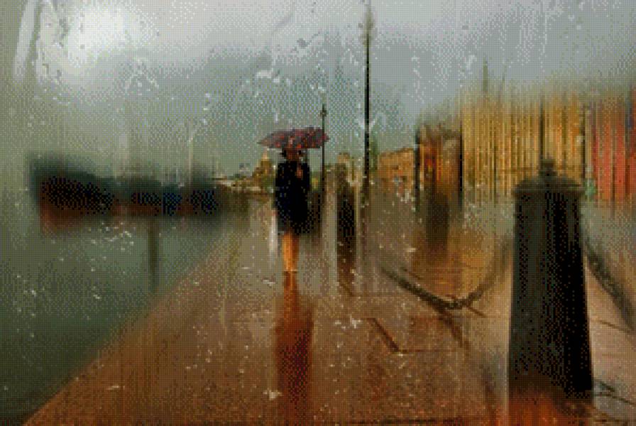 Дождливая осень - улица, осень.дождь.люди - предпросмотр