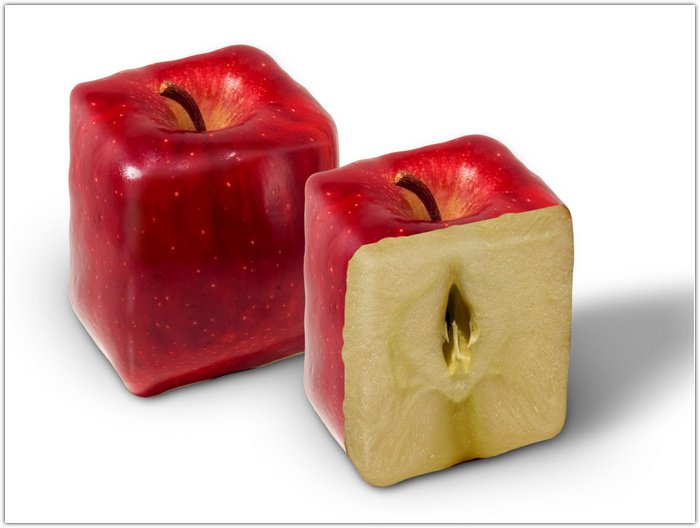 квадратное яблоко - оригинал
